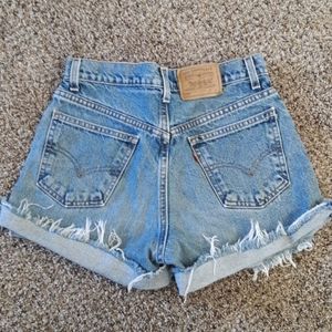 Vintage Levi's cutoff shorts